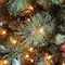 6ft. Pre-Lit Frosted Pinecones & Red Berries Artificial Christmas Porch Tree, Warm White LED Lights
